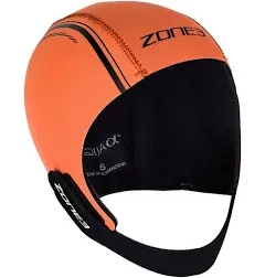 Zone3 Orange Neoprene Swim Cap Swimming Caps