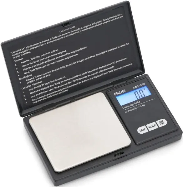 AWS-600 Digital Pocket Scale 600 X 0.1 g