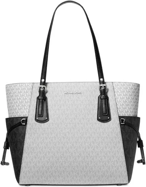 Michael Kors Michael Voyager East West Tote - Opticwht/b