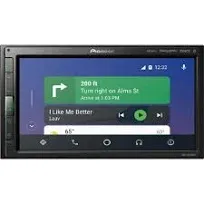 Pioneer DMH-C2550NEX Digital Multimedia Receiver With Wired Apple CarPlay and Android Auto, 6.8" Capacitive Touchscreen, Double-DIN, Built-In Bluetooth, Amazon Alexa via App, Backup Camera Compatible | Reverb