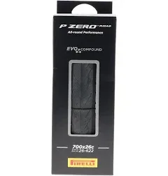 Pirelli P Zero Road Tire, Clincher, TT, Black - 700 x 26