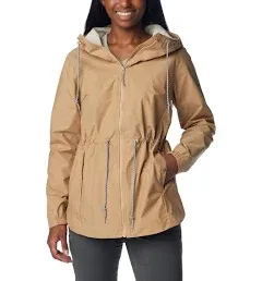 Columbia Women's Lillian Ridge Shell Waterproof Rain Jacket Black Size Small