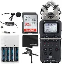 Zoom H5 4 Input 4 Track Portable Handy Recorder &amp; Interchangeabl<wbr/>e XY Mic Capsule