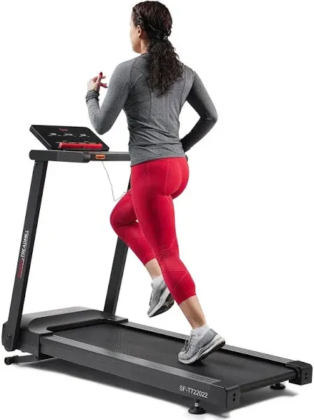 Sunny Health & Fitness Interactive Slim Auto Incline Treadmill