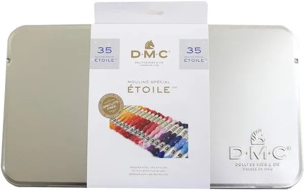 DMC Embroidery Floss Tin 35 Etoile Skeins