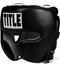 TITLE Boxing Leather Sparring Headgear