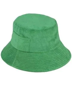 LACK OF COLOR pre-loved wave bucket hat in emerald green