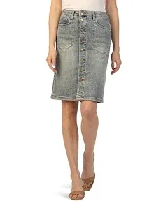 Kut from the Kloth Rose Button Front Skirt