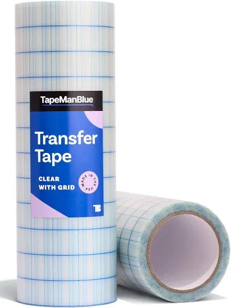 12&#034; X 100&#039; Roll of Clear Transfer Tape for Vinyl, Made in America, Vinyl Transfe