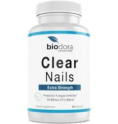 Clear Nails - Extra Strength Probiotic Fungus Inhibitor 50 Billion CFU / 60 Caps