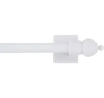 Kenney Cafe Rod Magnetic Petite White 16" - 28"