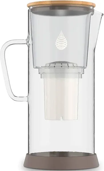 Invigorated Water pH Restore Glass Water Filter Pitcher