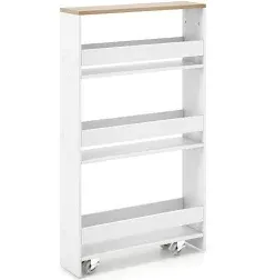 JIMUOO 4-Tier Slim Storage Cart