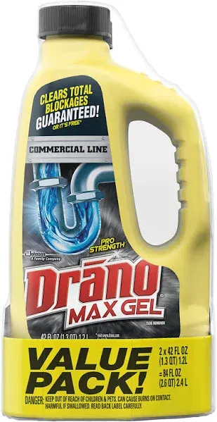 Drano Max Gel Clog Remover - 80 Fl. Oz.