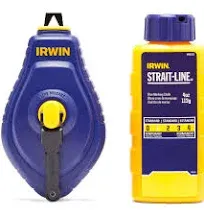 Irwin Strait-Line Blue Fast Retrieve Chalk &amp; Reel Set 4 oz