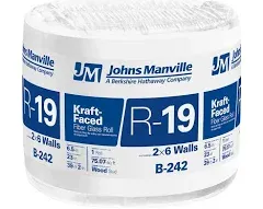 Johns Manville R19 Kraft Roll