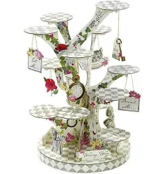 Talking Tables Alice in Wonderland Cupcake Stand Centrepiece