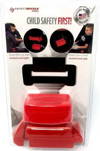 Safety Buckle Pro Seatbelt Lock and Seat Belt Clips - Keep Children in Car... 