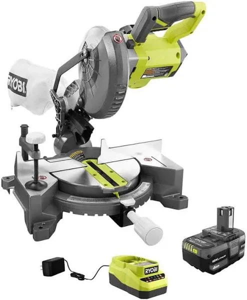 Ryobi P553 18V Cordless 7-1/4 in. Compound Miter Saw