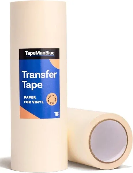 12&#034; x 100&#039; Roll of Paper Transfer Tape for Vinyl, 12 inch x 100 feet, Natural