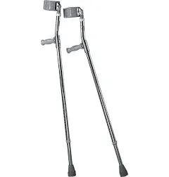 Medline Tall Adult Forearm Crutches