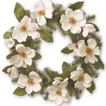 National Tree Company 24" North Valley Spruce Magnolia Wreath