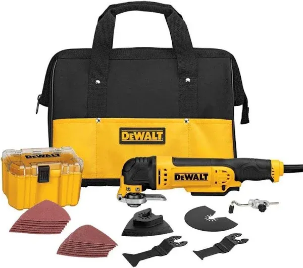 NEW DeWALT DWE315K ELECTRIC Corded Oscillating Multi Tool Kit 3 AMP SALE