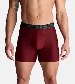 Men's Under Armour Performance Tech 6" Boxer Briefs Underwear 3 Pack