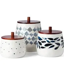 Lenox Blue Bay 3-Piece Canister Set