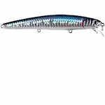 Lucky Craft SW-FM110-721ZMSAB Flash Minnow Zebra MS Aurora Black