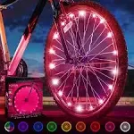 NEW ACTIV LITES Bike Wheel Lights 12&#034; To 29&#034; Wheels Waterproof Pink