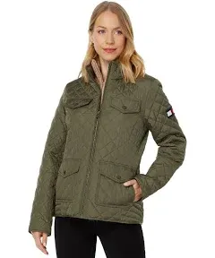 Tommy Hilfiger Women's Quilted Zip-Up Jacket