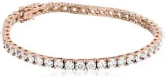 Cubic Zirconia Tennis Bracelet in 925 Sterling Silver