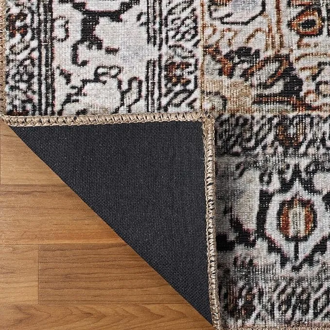 Superior Small ; Indoor Area Rug, for Modern Floor Dec Beige Brown 3ft 6in x 5ft