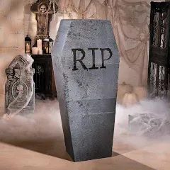 Fun Express Coffin Cardboard Stand-Up Halloween Decoration