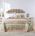 Barefoot Bungalow Palisades Bedspread Set, Pastel, Queen