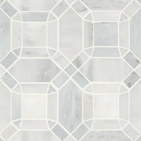 Bedrosians Tile & Stone Monet Honed Marble Mosaic 1 Tile