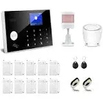 Changsha ER-G50 WiFi and GSM 17-Piece kit, Wireless Home Security Alarm System 