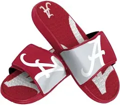 FOCO Alabama Crimson Tide Colorblock Gel Slides