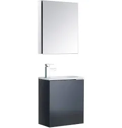 Fresca Valencia 20" Wall Hung Modern Bathroom Vanity Medicine Cabinet