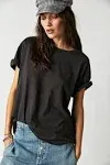 Free People Nina SS Tee - Black