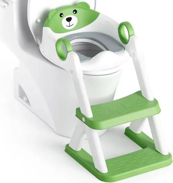 1st Potty Training Seat Upgrade Toddler Toilet Seat Kids Boys Girls 2 in 1 Potty