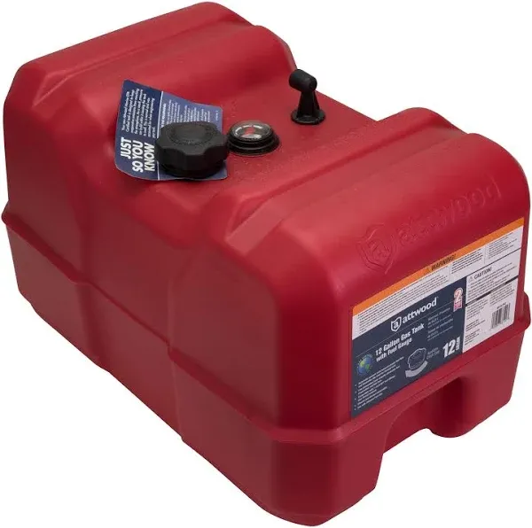 Attwood Portable Fuel Tank - 12 Gallon w/o Gauge - 8812LP2 | Anchor Express