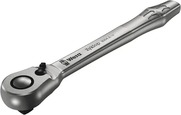 Wera 8004 C Zyklop Metal Ratchet W/Switch Lever 1/2&#034; Drive 05004064001-FR<wbr/>EE SHIP