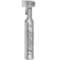 Amana Tool 45650 Carbide Tipped Keyhole Router Bit - 3/8 D x 3/8 CH x 1/4 SHK