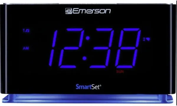 Emerson Radio SmartSet PLL Radio Alarm Clock