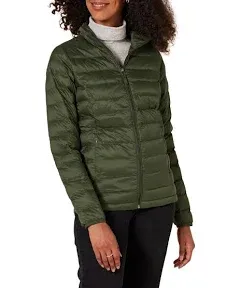 Amazon Essentials Women's Lightweight Packable Water-Resistant Puffer Jacket