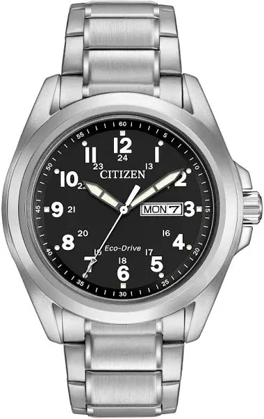 Citizen Eco-Drive Chandler Garrison Stainless Steel Men&#039;s Watch AW0050-82E $275.