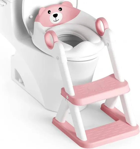 Potty Training Seat Upgrade Toddler Toilet Seat for Kids Boys Girls 2 in 1 Po...