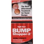 High Time Bump Stopper-2 Razor Bump Treatment, Double Strength - 0.5 oz